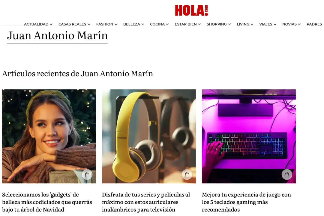 Captura del proyecto ¡Hola!